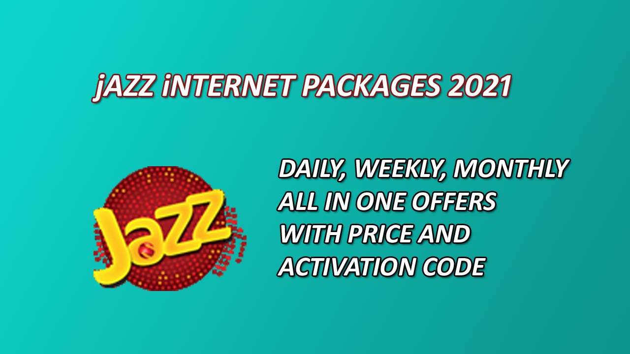 Jazz Internet Offers Daily, Weekly, & Monthly