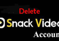 Delete Snack Video Account Permanently In one Minute