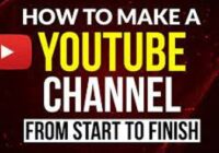 how to create a YouTube channel