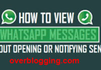 How to read WhatsApp messages without opening WhatsApp